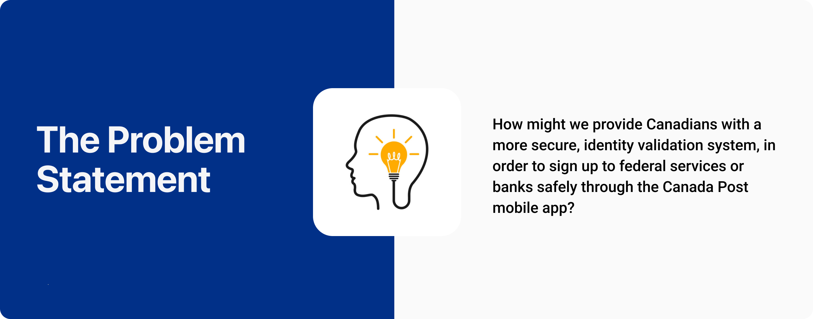 Canada Post ID Complete challenge