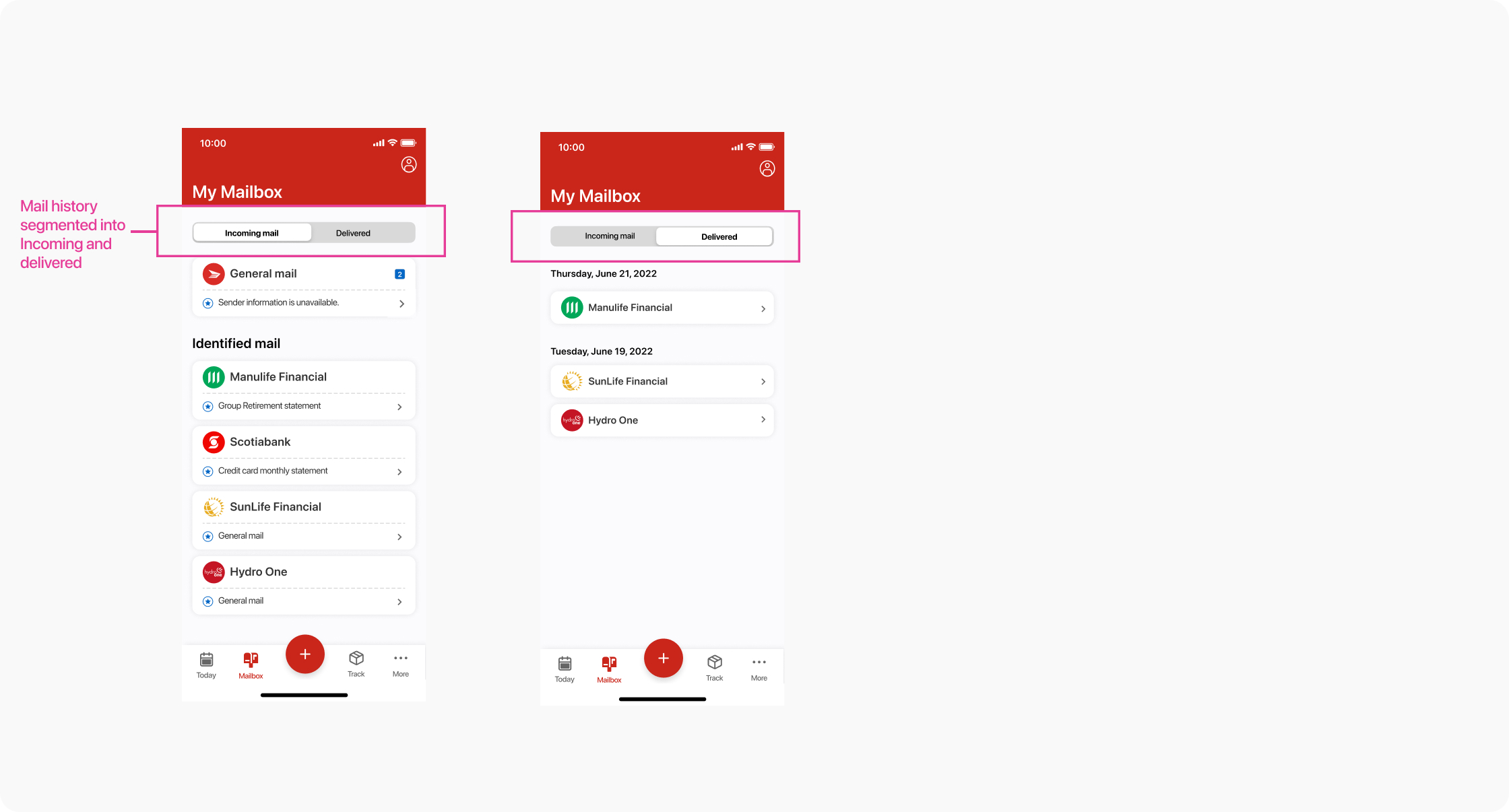 Postes Canada Ma boîte aux lettres