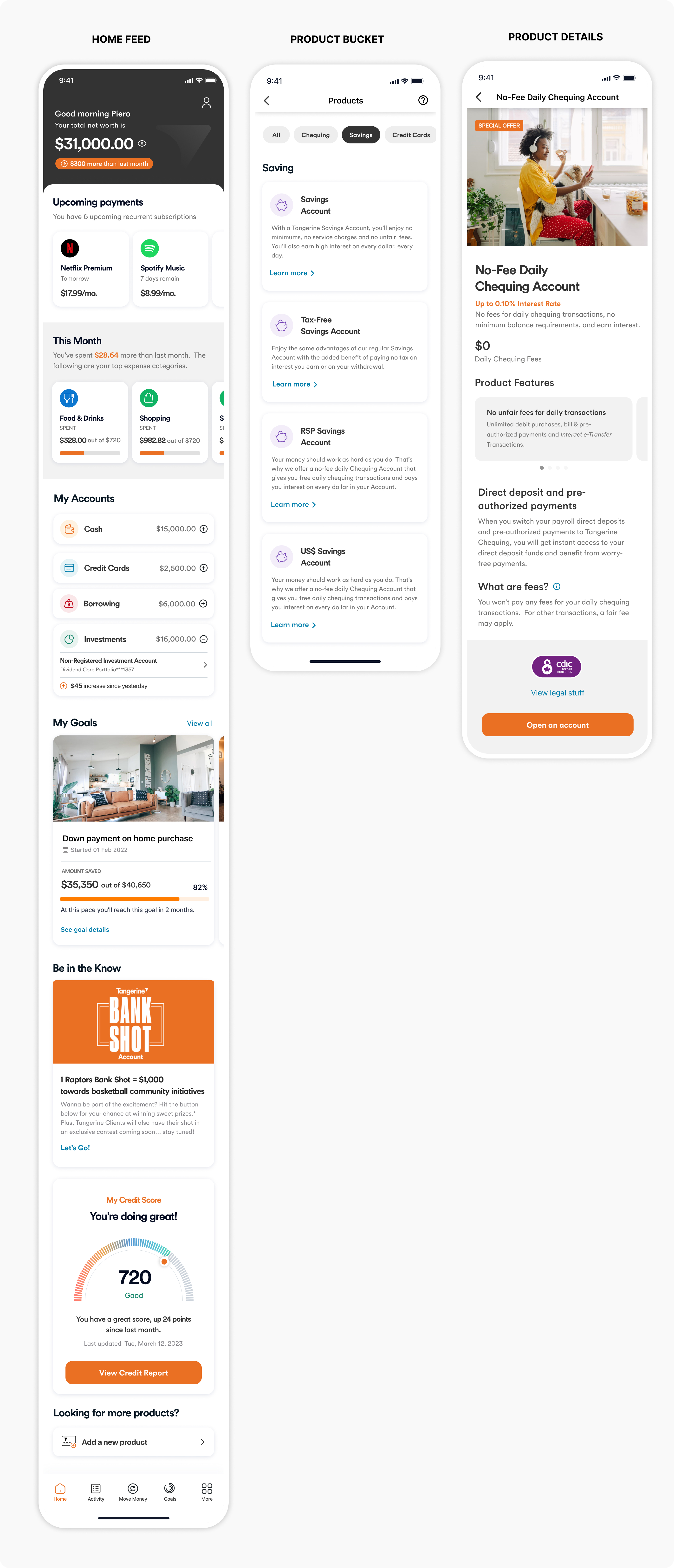 Tangerine Mobile App