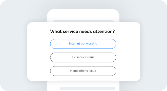Request service flow